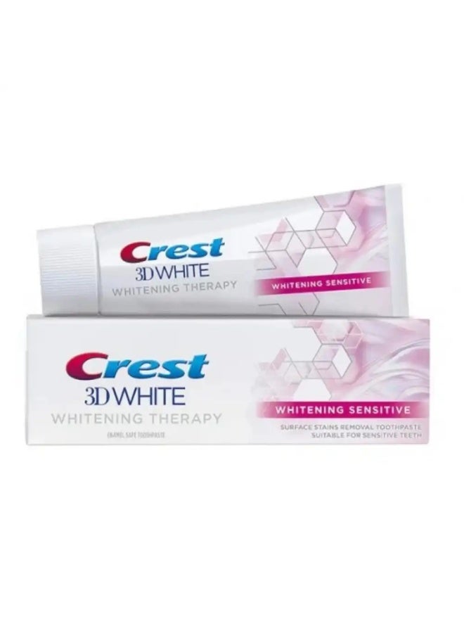 Crest 3D White Whitening Therapy Whitening Sensitive Toothpaste 75Ml