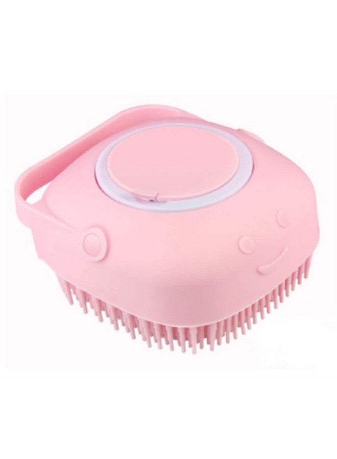 GS E-Com Baby Showers Silicone Bath Square Brush filling Shampoo Baby Adult Bath And Back Towel Pet Massage Skin Scrubber Bath Brush - Image 1