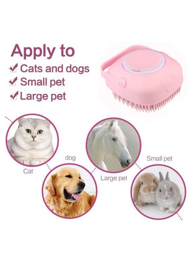 GS E-Com Baby Showers Silicone Bath Square Brush filling Shampoo Baby Adult Bath And Back Towel Pet Massage Skin Scrubber Bath Brush - Image 4