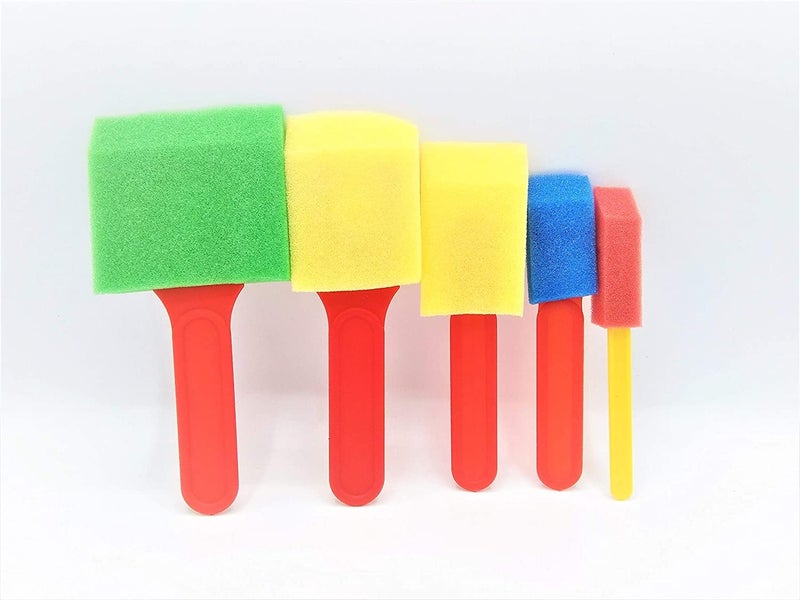 53 Arts 53ARTS Sponges Set Brush Shape Multicolor 5 PCS Painting Sponge Block - Image 1