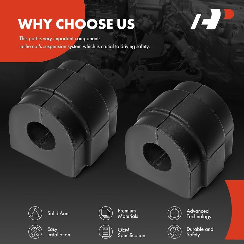 A-Premium Front To Frame Sway Bar Bushing Kit - Image 5