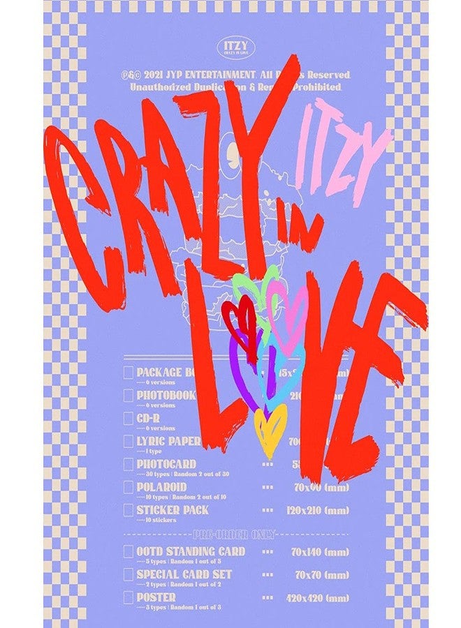 ITZY CRAZY IN LOVE The 1st Album [Pre-Order Benefits Included During Pre-Order Period Only] (CHAERYEONG ver) - Image 2
