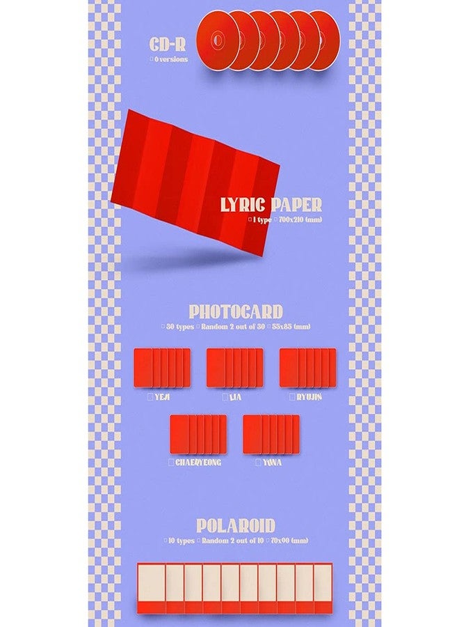 ITZY CRAZY IN LOVE The 1st Album [Pre-Order Benefits Included During Pre-Order Period Only] (CHAERYEONG ver) - Image 4