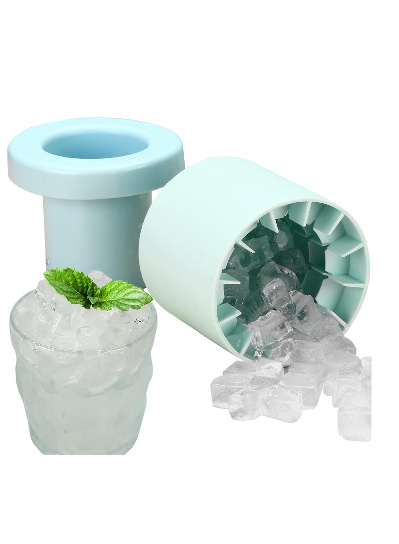Silicone Cylindrical Ice Cube Mold New 3D Ice Cube Maker Decompress Ice Grid Easy Decompress Ice Cup Multi Color  - Image 2