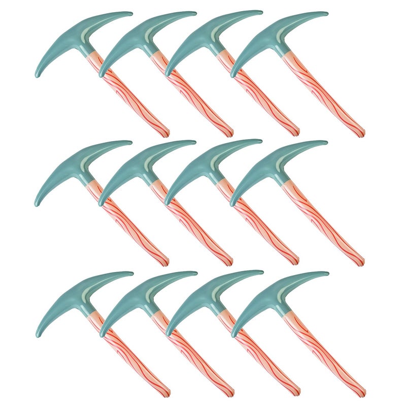Fun Express Minecraft Party Favors 12 Pack Inflatable Pickaxe Toys for Birthday Party Supplies Lifesize Gaming Props for Goodie Bags Gamer Party Decorations Safe Vinyl Weapons for Kids 812 - Image 3