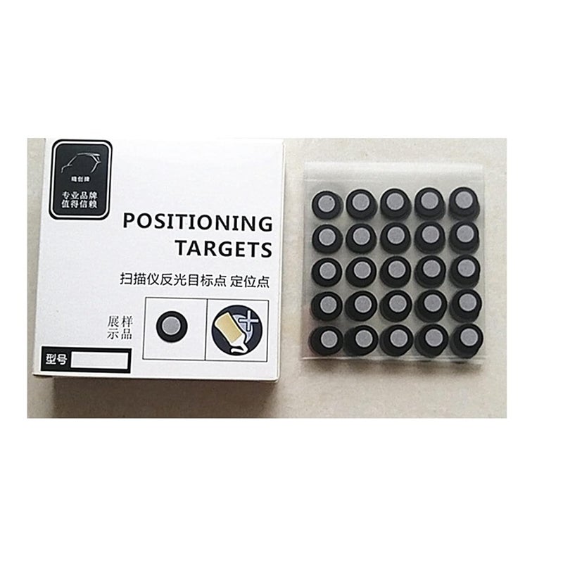 6mm Positioning Targets with Black Contour for 3D Scanner High Reflective Accurate Optical Tracking(General Viscosity(6mm)) - Image 2