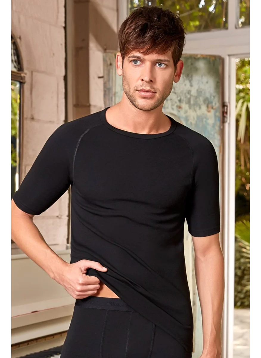 Berrak Clear Half Sleeve Men's Thermal Undershirt