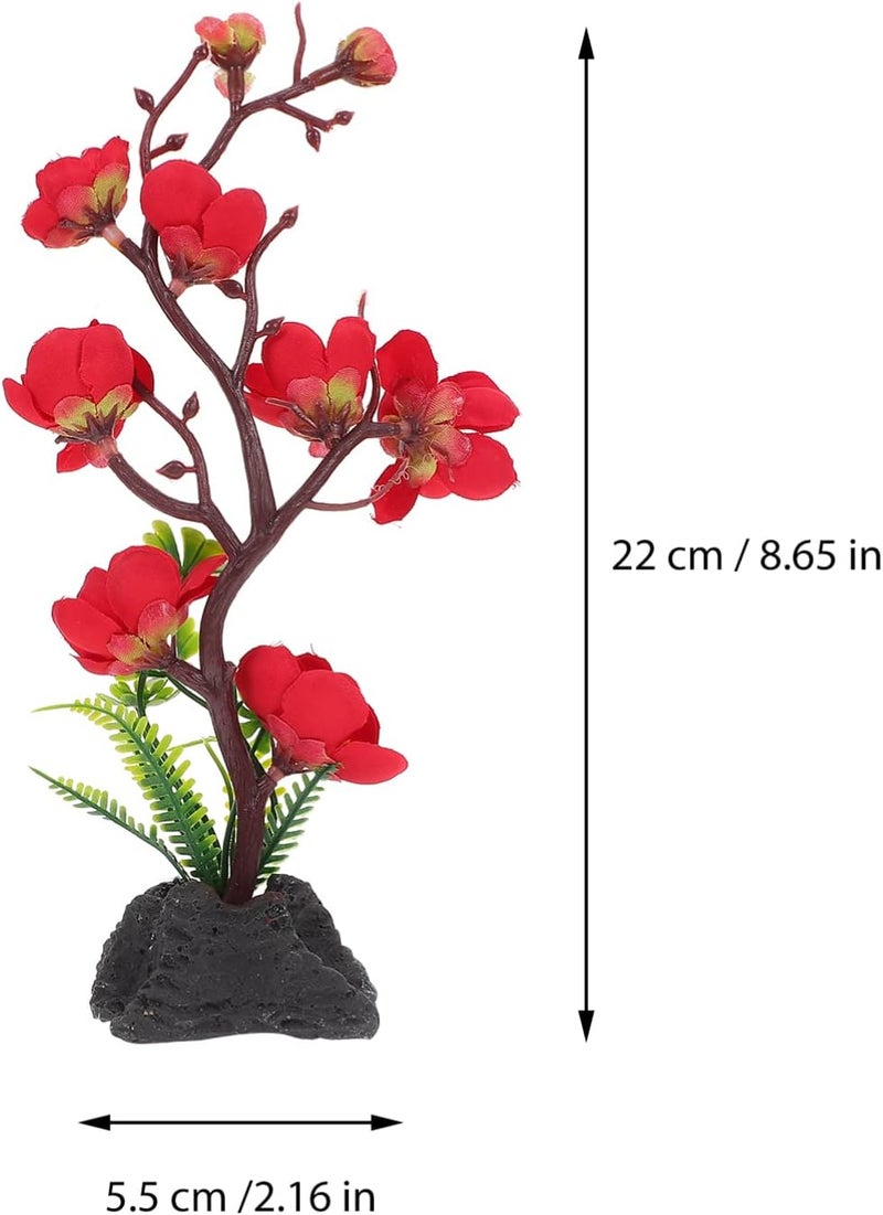 comfrt Sushi Dish Decor Artificial Sushi Restaurant Sashimi Serving Plate Artificial Flowers Sashimi Platter Decoration Green Plant Dish for Japanese Restaurant Desktop Display - Image 1