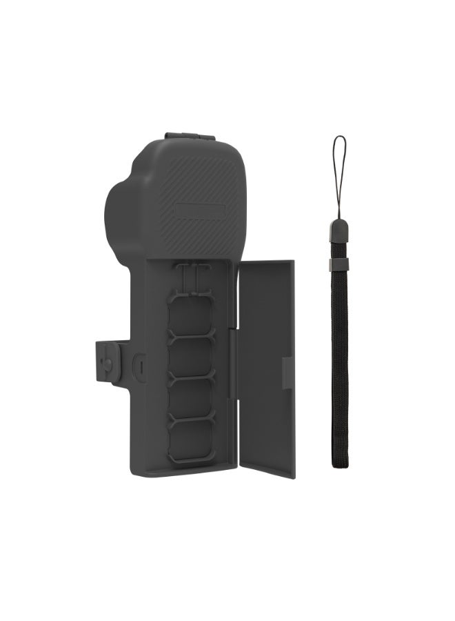 Sunnylife OP3-K019 Protective Case Cover Plate with Flip-Top Filter Holder Compatible with Osmo Pocket 3 Protective Cover Body Filter Storage Case Top Plate Yellow - Image 1