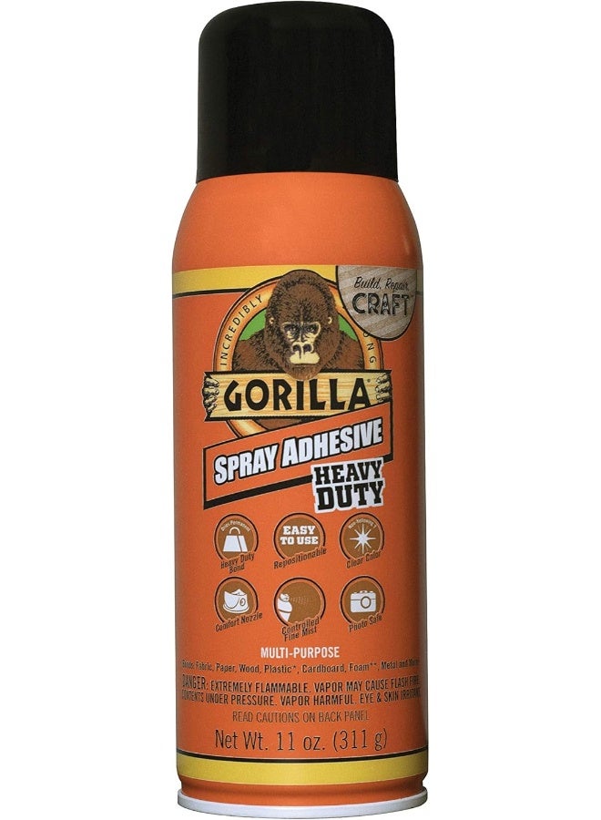 Gorilla Heavy Duty Spray Adhesive - 11oz - Image 1