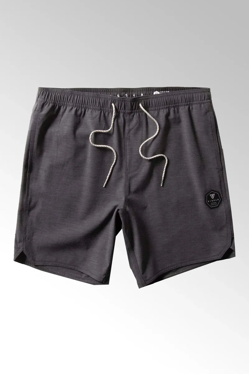 Vissla Breakers 16.5" Ecolastic Swimshort Graphite