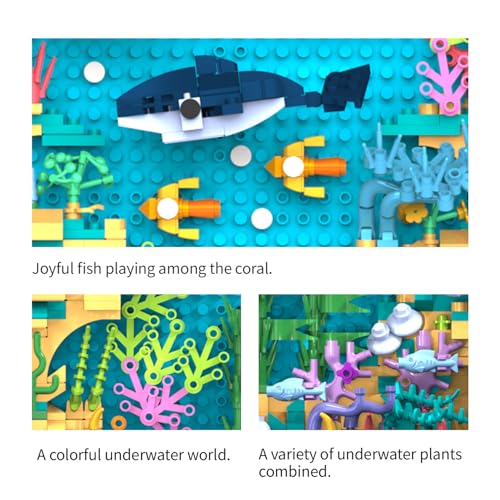 TG BLOCKS Micro Brick Ocean World Building Set, 3D Wall Art Home Office Decoration or Table Display, Creative Building Craft Set, Ideas Gift Building Toy for Adults,Teens Ages 8+ Kids - Image 2