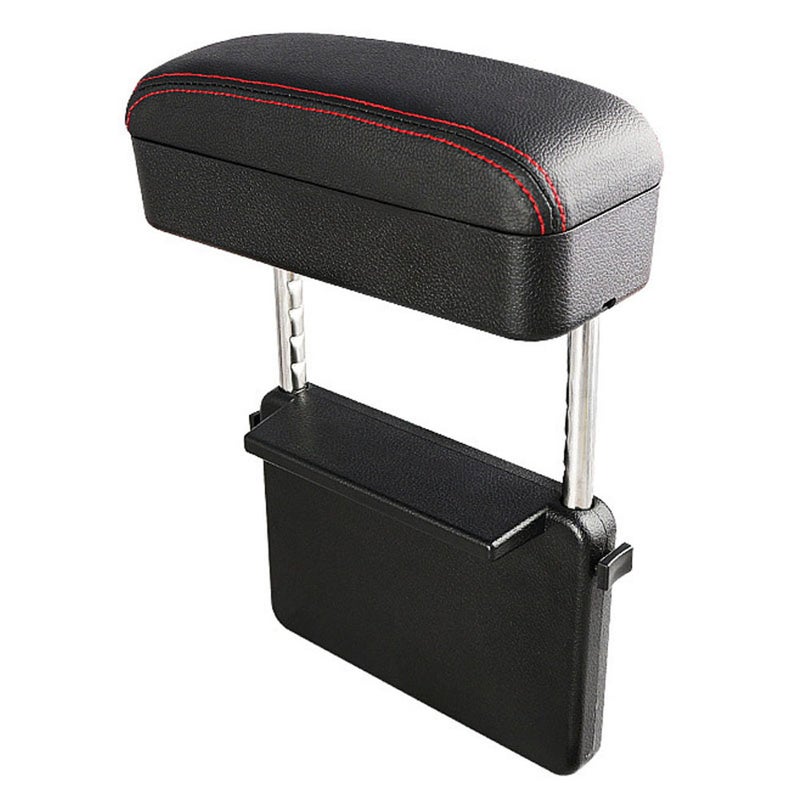 Car Armrest Support Adjustable Height Elbow Rest Cushion Arm Rest Box Pad Center Console Storage Organizer - Image 1