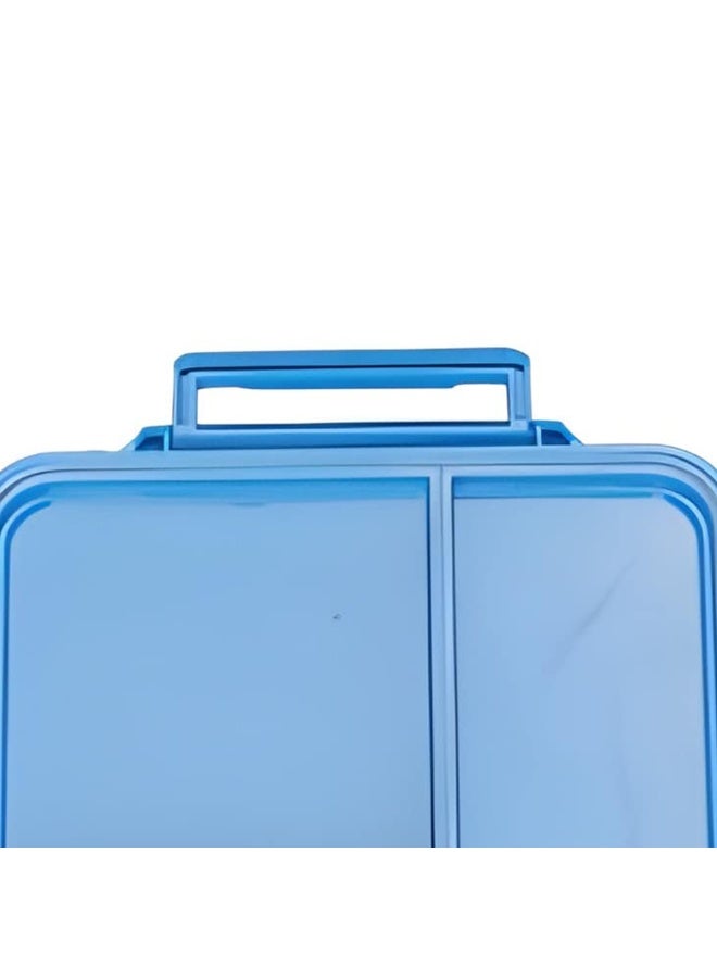Cocobee Dino Tritan Bento Lunch Box with Food Jar, 4 Compartments, Leakproof & Microwave Safe, 1.87L , BPA Free, ages 3+ (Blue) - Image 3