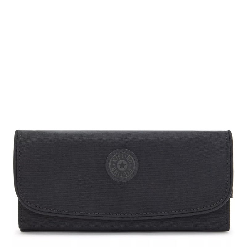 KIPLING KIPLING محفظة كيبلينغ النسائية موني لاند، محفظة بتقنية RFID لمكافحة القرصنة، محفظة نايلون مزودة بزر ضغط - Image 1