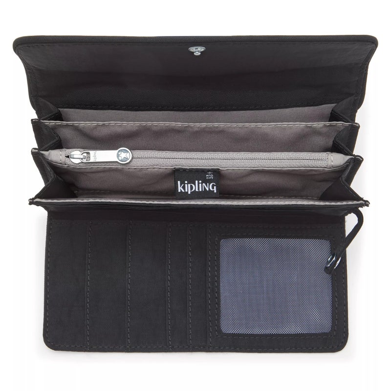 KIPLING KIPLING محفظة كيبلينغ النسائية موني لاند، محفظة بتقنية RFID لمكافحة القرصنة، محفظة نايلون مزودة بزر ضغط - Image 3