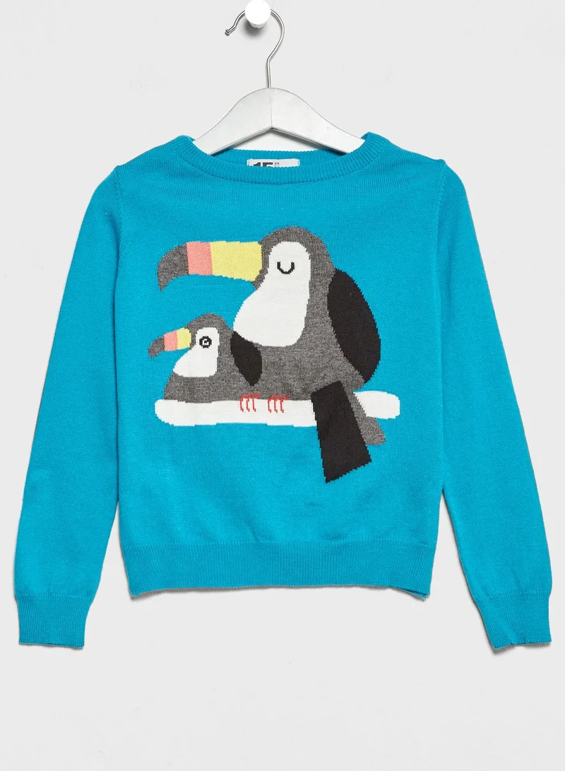Fifteen Minutes Little Parrot Sweaters