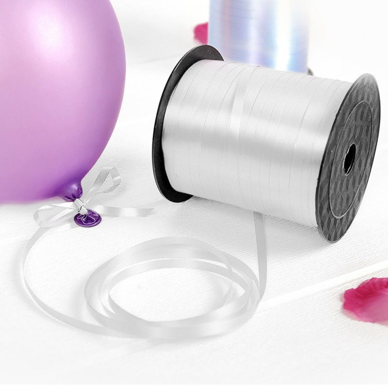 weizedm 500 Yard Premium White Curling Ribbon,White Curling Ribbon,Curling Ribbon for Gift Wrapping, Balloon String,Balloon Ribbon, Gift Ribbon for Baby Showerï¼Œfor Gift Wrapping, Party Decoration - Image 4