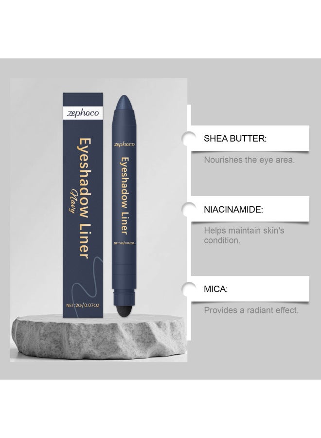 zephoco Dual-ended Eyeliner Pen, Smooth Quick-dry Highly Pigmented Long-lasting Makeup, Easy To Use For Beginners, Double-ended Eyeliner Pen - Image 2