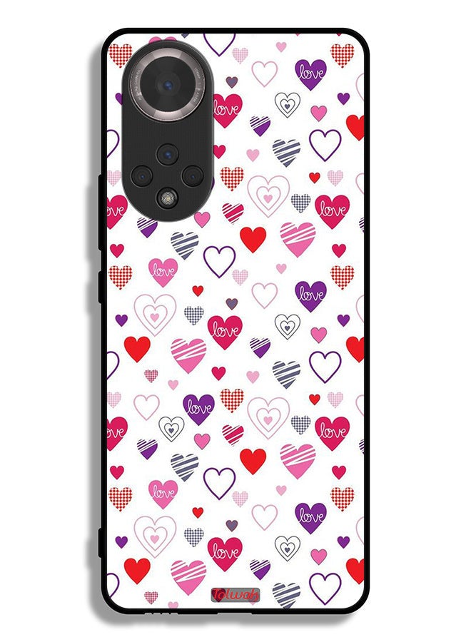 Tolwak Honor 50 Protective Case Cover Hearts Doodle - Image 2