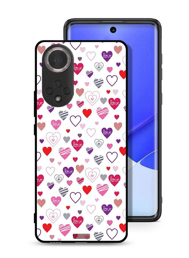 Tolwak Honor 50 Protective Case Cover Hearts Doodle - Image 1