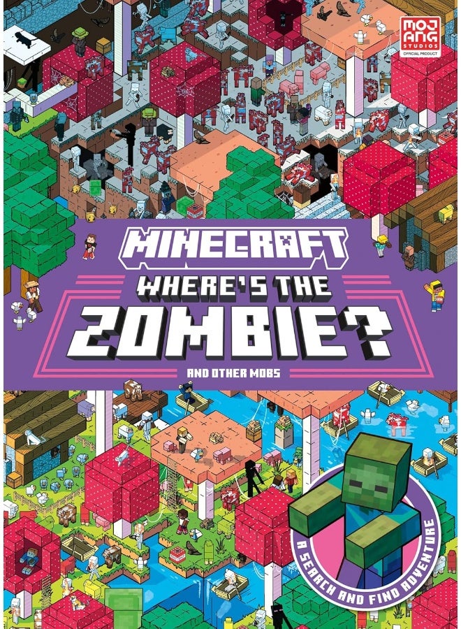 Minecraft Where’s the Zombie?: An official illustrated children’s Minecraft search and find book, the perfect gift for kids aged 6, 7, 8, 9 and 10! - Image 1