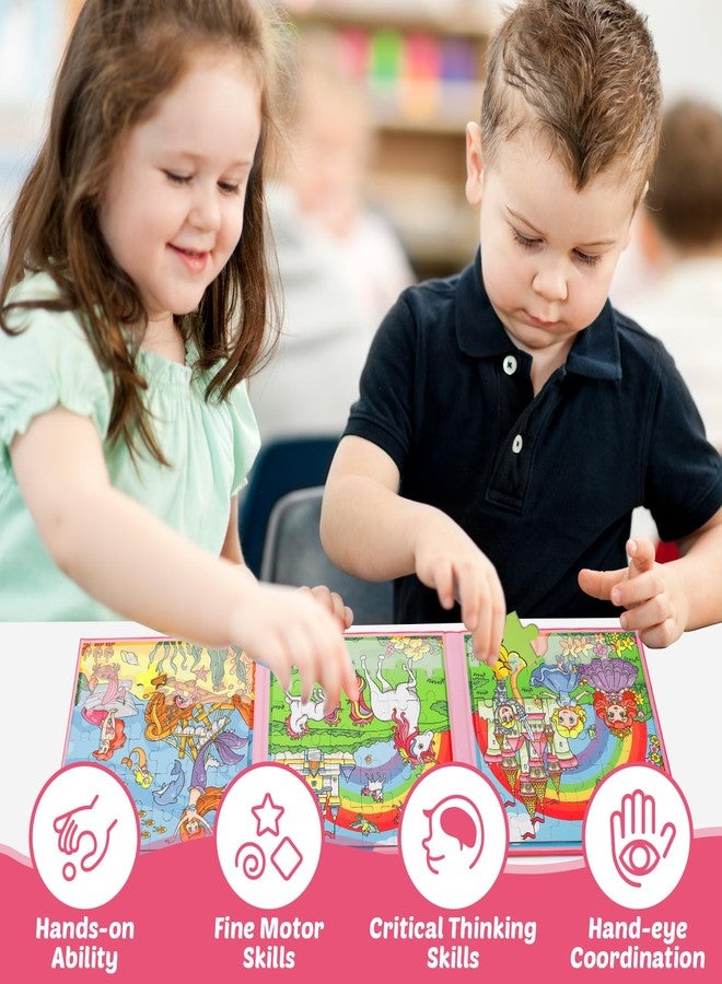 Kasfalci Magnetic Puzzles for Toddlers 3-5,36 Pieces Travel Puzzles Games for Kids,Airplane Car Road Trip Activities,Preschool Learning,Princess Magnet Toys for 3 4 5 6 Year Old Girls Birthday - Image 4