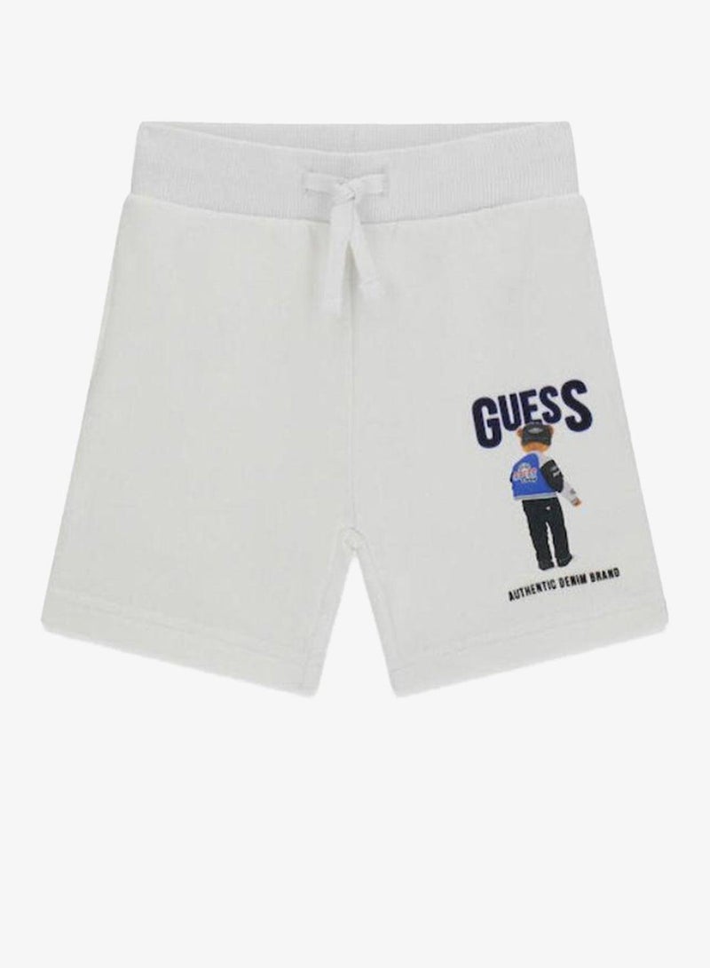 GUESS Infant Graphic Drawstring Shorts - Image 4