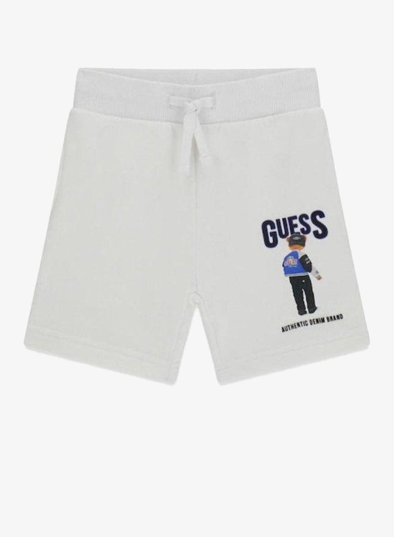 GUESS Infant Graphic Drawstring Shorts - Image 2