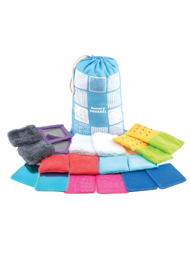 Educational Insights Sensory Squares, Textured Beanbags Squares, Toddler Sensory Toys, Preschool Kindergarten Classroom Must Haves, Set of 20 Beanbags, Ages 3+ - Image 2