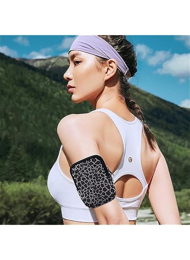 Generic - Water Bottle Pouch Cup Accessories for Women Quencher Adventure IceFlow 20oz 30oz 40oz Tumbler Pouch with Handle Running Pouch Bag for Cards Keys(Leopard) - Image 1