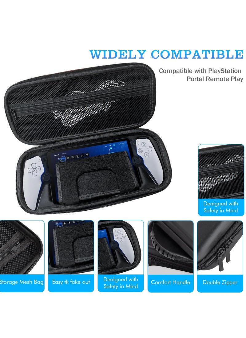 Excefore Carring Case For Sony PS5 Stream Storage Bag, Travel Case Storage Bag Compatible with PS5 Disc and Digital Edition, for Remote Play, for Home Storage and Travel,VR2 Accessories  - Image 4