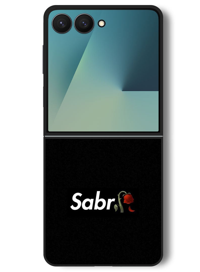 Theodor Case Compatible with Samsung Galaxy Z Flip 7 - 6.9 Inch Protection Shockproof Bumper Cover Sabr - Image 1