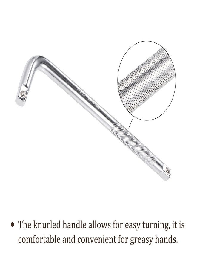 Kozelo Breaker Bar - [1/2 Inch Drive] L Shape Socket Wrench Extension for Car Mechanical Equipment Repair Use, CR-V Steel - Image 4