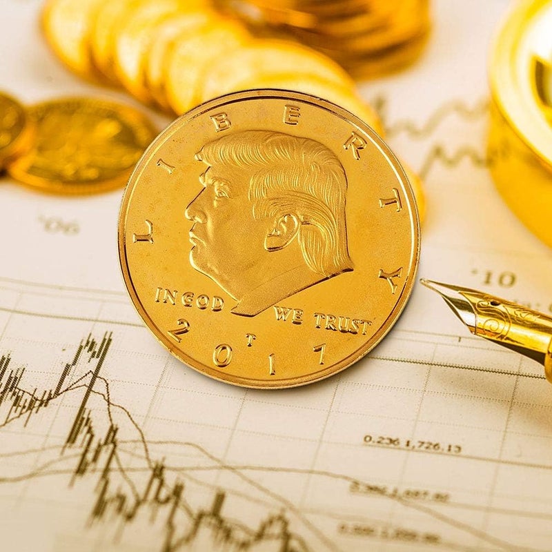 كلاراكو عملة دونالد ترامب الذهبية، عملة ذهبية قابلة للتحصيل مطلية بالذهب لعام ٢٠١٧، الرئيس الخامس والأربعون - عبوة واحدة (ذهبية) - Image 4