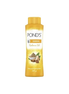 PONDS POND'S Sandal Radiance Talcum Powder, Natural Sunscreen, 300g, Pack of 1  - Image 1