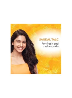 PONDS POND'S Sandal Radiance Talcum Powder, Natural Sunscreen, 300g, Pack of 1  - Image 3