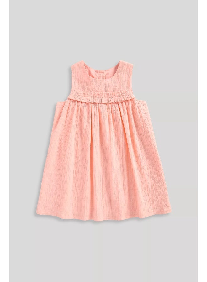 mothercare Textured Ruffle Dress - Image 1