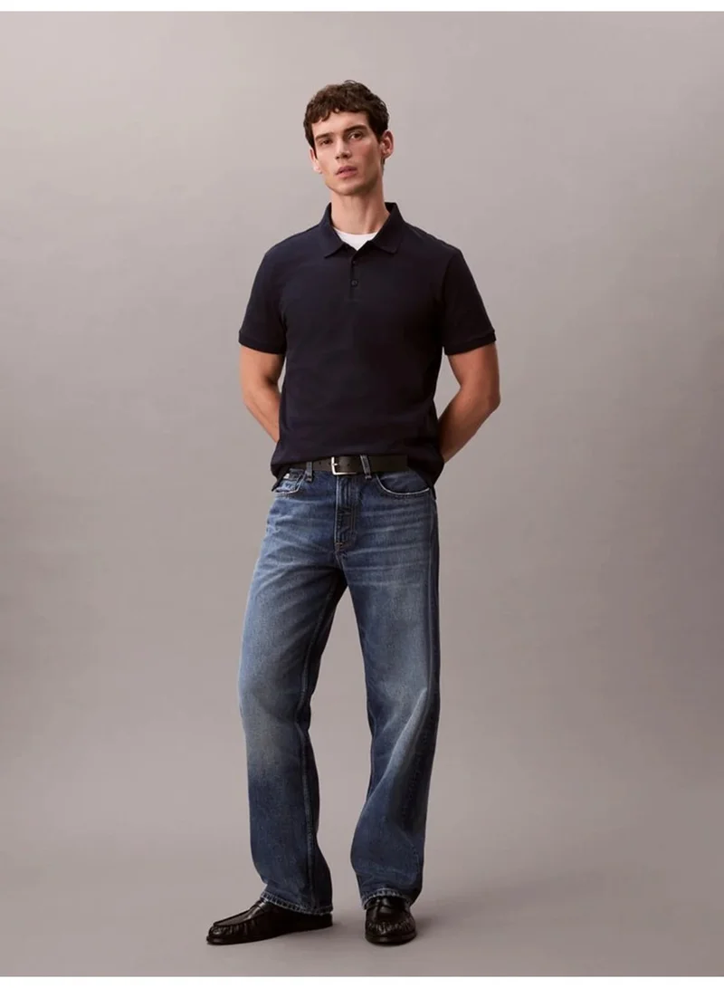 Calvin Klein Jeans  Classic Logo Polo Shirt for Men | Best Price UAE