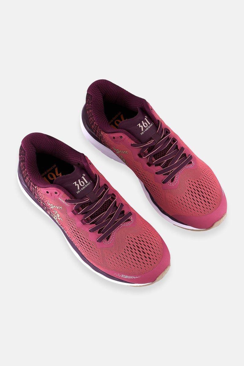 361 Degrees أحذية تدريب مرآكي 3 للنساء ذات الأربطة الواسعة، وردي - Image 4