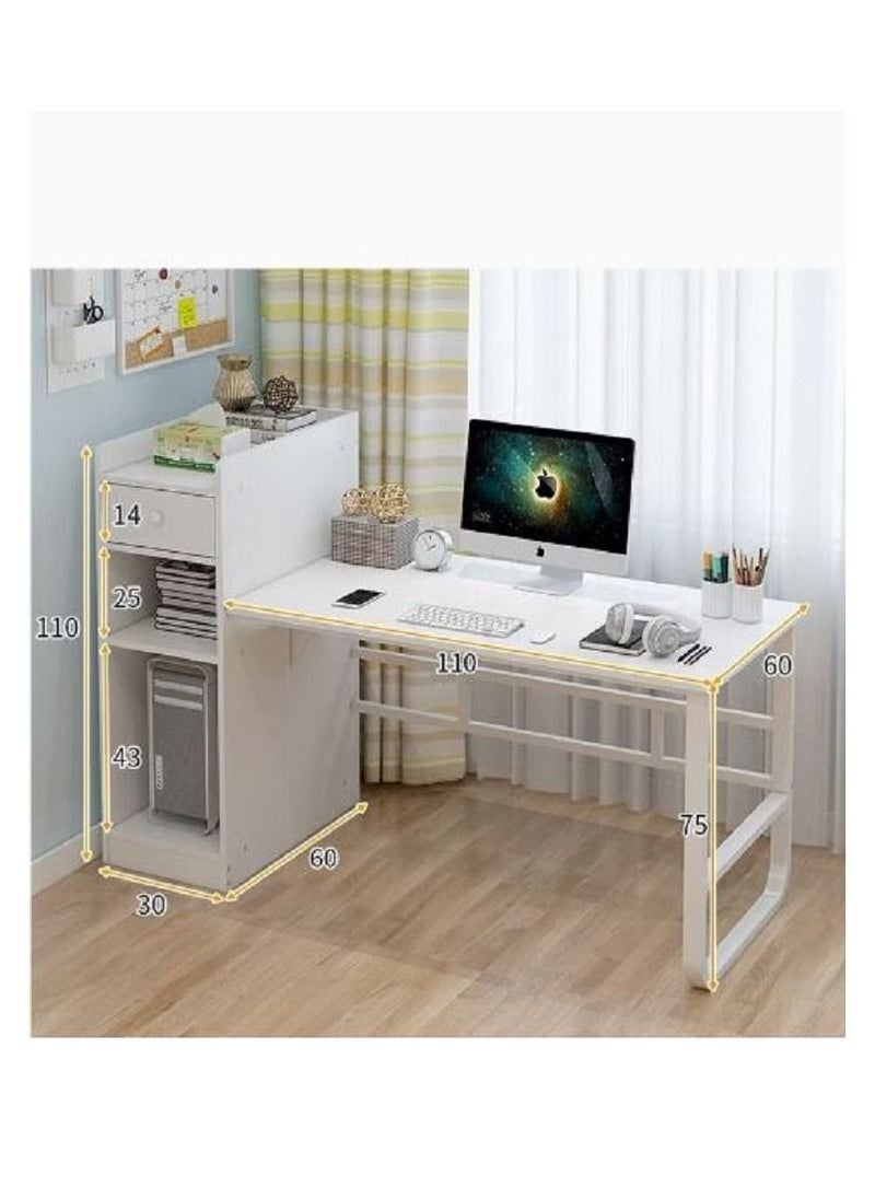 AGD Study Table Computer Desk with Bookcase 110x60x110cm  - Image 4