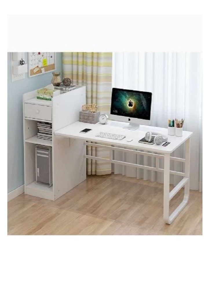 AGD - Study Table Computer Desk with Bookcase 110x60x110cm - Image 1