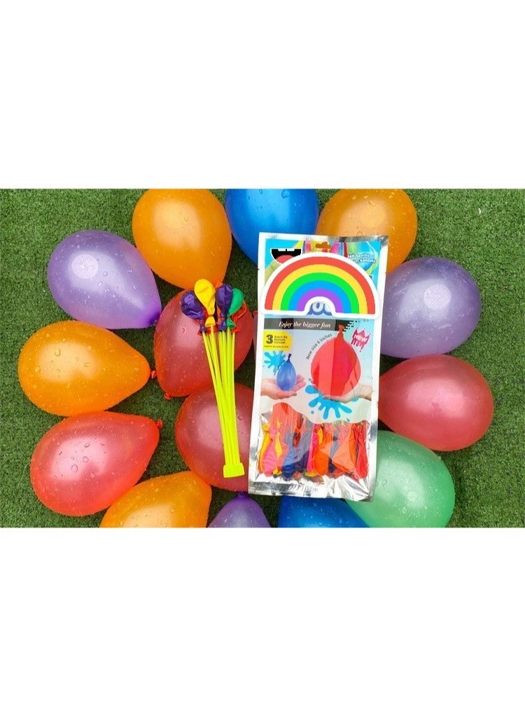 Bunch O Balloons 222 water balloons, a total of 2 packs of balloons, water balloons, summer essentials, children's source of happiness, quick water filling, no knots, 30 seconds to start playing happily. Lightweight, convenient and easy to use, so that children can enjoy happiness without restraint. - Image 2