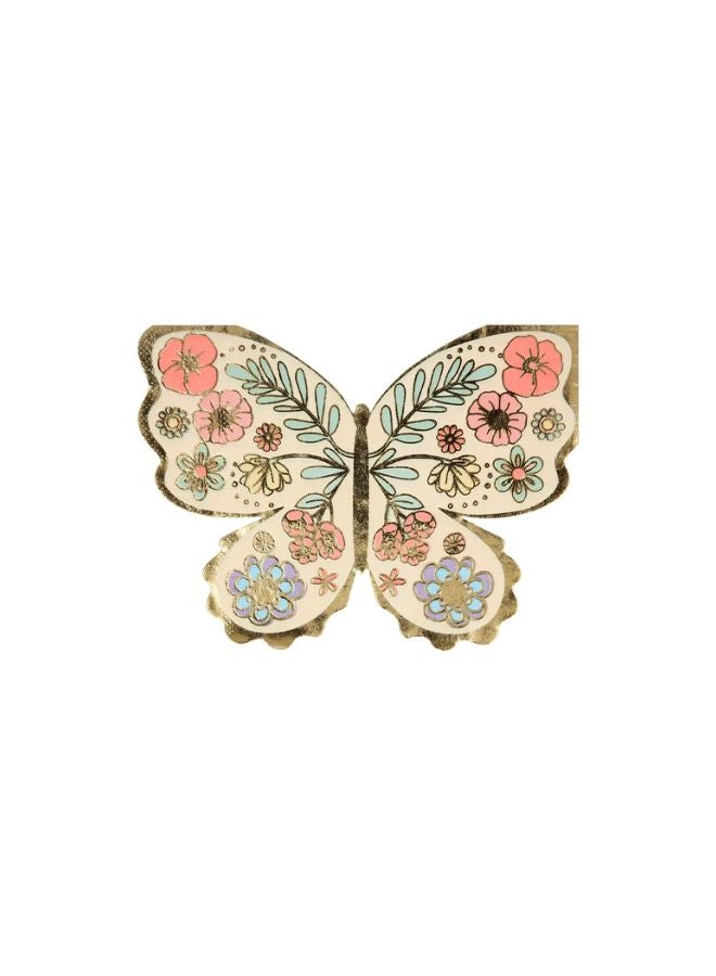 Meri Meri Floral Butterfly Napkins - Image 1