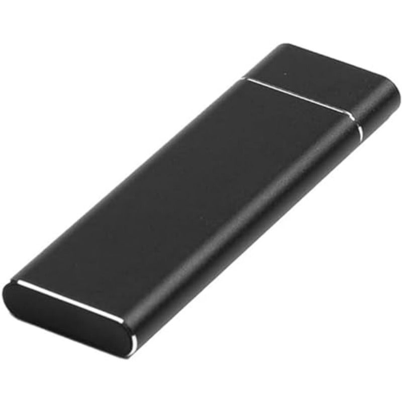SSD 1TB Type-C Mobile Solid State Drive Portable USB 3.1 Portable SSD Shockproof Aluminum Alloy Solid State Drive Compatible with Windows XP Win7 Win8 Win10 Mac OS Linux Black - Image 1