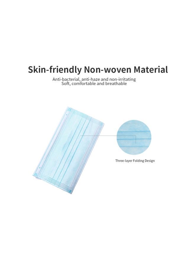 نيبمينينت قناع للوجه جيد التهوية من خلاله مع أربطة تثبيت بالأذن - 10 قطع - Image 3