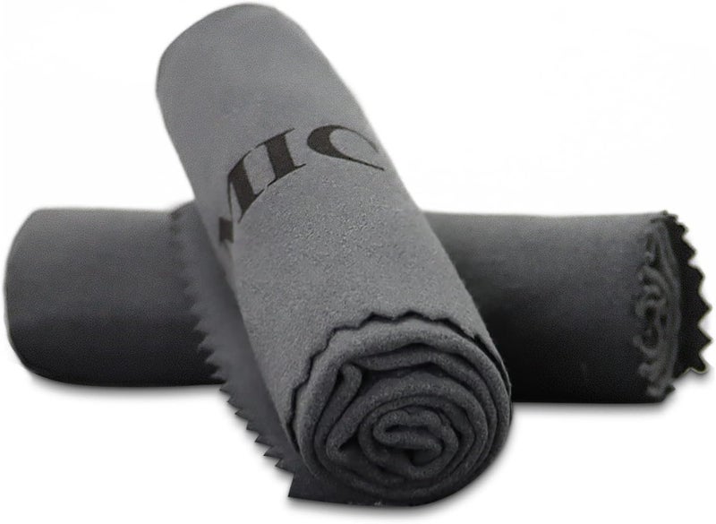 PINGMIC Silicon Lint Free Microfiber Gun Cleaning Cloths, 12"x12" - Reusable Metal Surface Wipes, Polishing Cloth for Guns, Knives - 2 Pack - Image 1