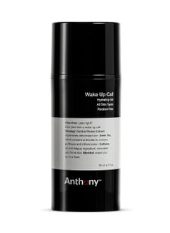 Anthony Wake Up Call, 3 Fl Oz, Face and Anti-Puffiness – Tired Skin Refresher & Moisturizer with Caffeine, Menthol, Green Tea, and Shea Butter
