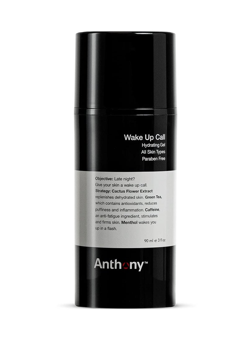 Anthony Anthony Wake Up Call, 3 Fl Oz, Face and Anti-Puffiness – Tired Skin Refresher & Moisturizer with Caffeine, Menthol, Green Tea, and Shea Butter  - Image 1