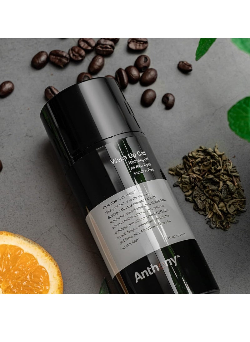 Anthony Anthony Wake Up Call, 3 Fl Oz, Face and Anti-Puffiness – Tired Skin Refresher & Moisturizer with Caffeine, Menthol, Green Tea, and Shea Butter  - Image 3